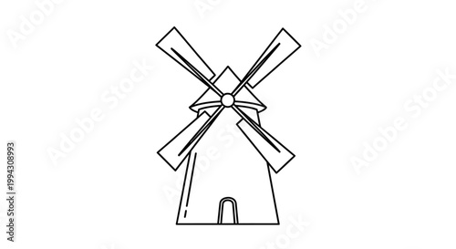 Simple line drawing of compost bin.