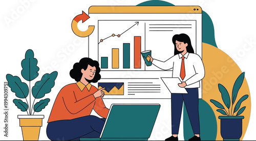 Business analytics and data visualization for strategic decision-making and company growth