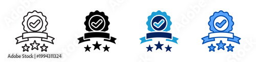 reputation icon set multiple style collection
