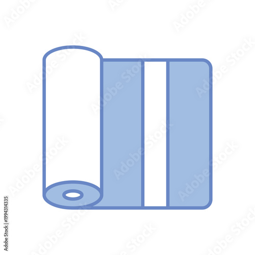 Yoga Mat vector icon