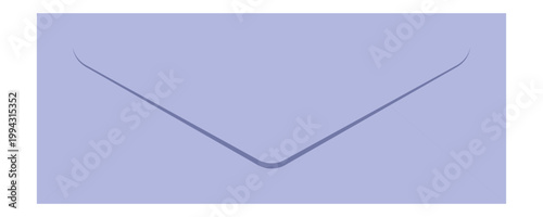 Vektor Amplop Biru Diatur dengan Ikon Surat Terbuka dan Tertutup Minimal Gaya Datar untuk Desain Komunikasi Office