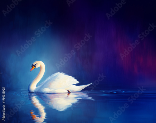 swan on the lake