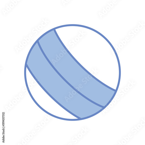 Yoga Ball vector icon