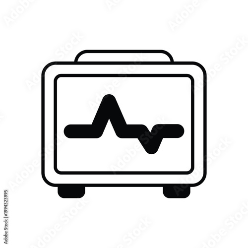 Yoga Ball vector icon