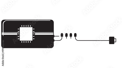 Close-up of a USB flash drive connected to a computer port for data transfer.