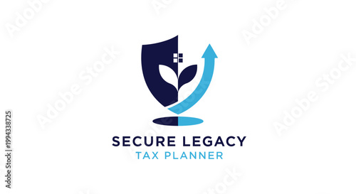 Secure Legacy Tax Planner Logo Depicting Growth and Security.