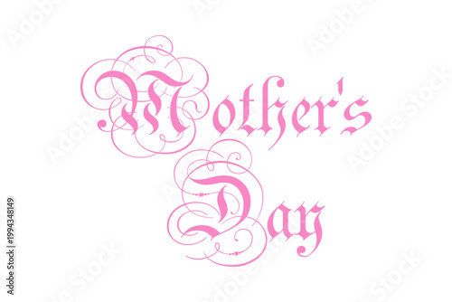 Mother's Day - 母の日を祝うシンプルなロゴマーク、Mother's Day
