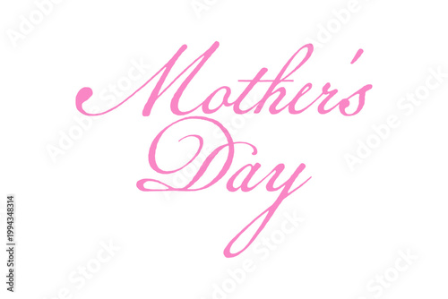 Mother's Day - 母の日を祝うシンプルなロゴマーク、Mother's Day
