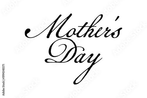 Mother's Day - 母の日を祝うシンプルなロゴマーク、Mother's Day
