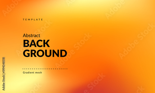 A vibrant, gradient background that transitions from a bright yellow to a deeper orange. The colors and hues blend smoothly. Soft, diffused light in warm tones. Design in a simple, minimalist style.