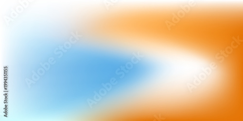 Abstract mesh gradient background with blue and orange liquid texture for web banner presentation