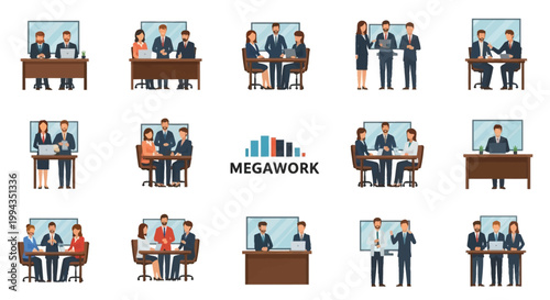 business people icons