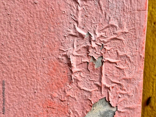 Photos Grunge Background of Bubbled and Peeling Paint on Exterior Wall