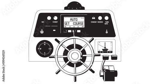 Close-up of a drone remote control with various buttons and joysticks for flying and camera operation.