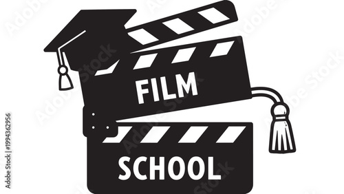 Young Students Attending Film School Workshop in Classroom Setting.