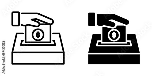 Elections icon, element icon for design branding, print, and digital media