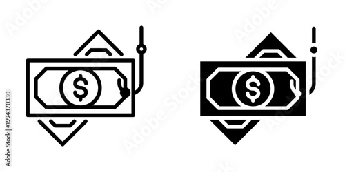 Bait icon, element icon for design branding, print, and digital media