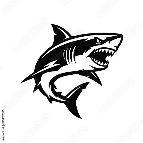 Black Shark Graphic Illustration 1.