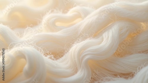 Textured White Material in Motions