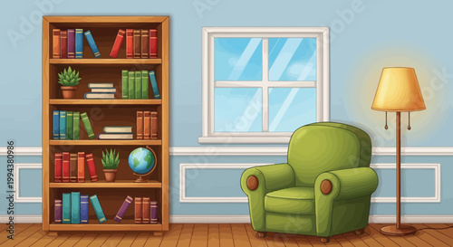 A minimalist illustration depicts a vibrant green succulent plant thriving in a white ceramic pot