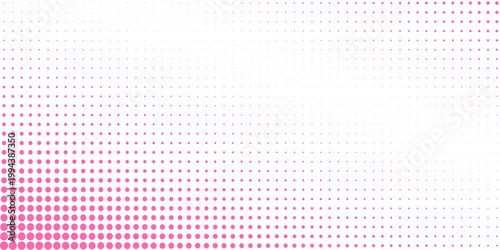 white polka dots pattern over hot pink useful as a background good effect