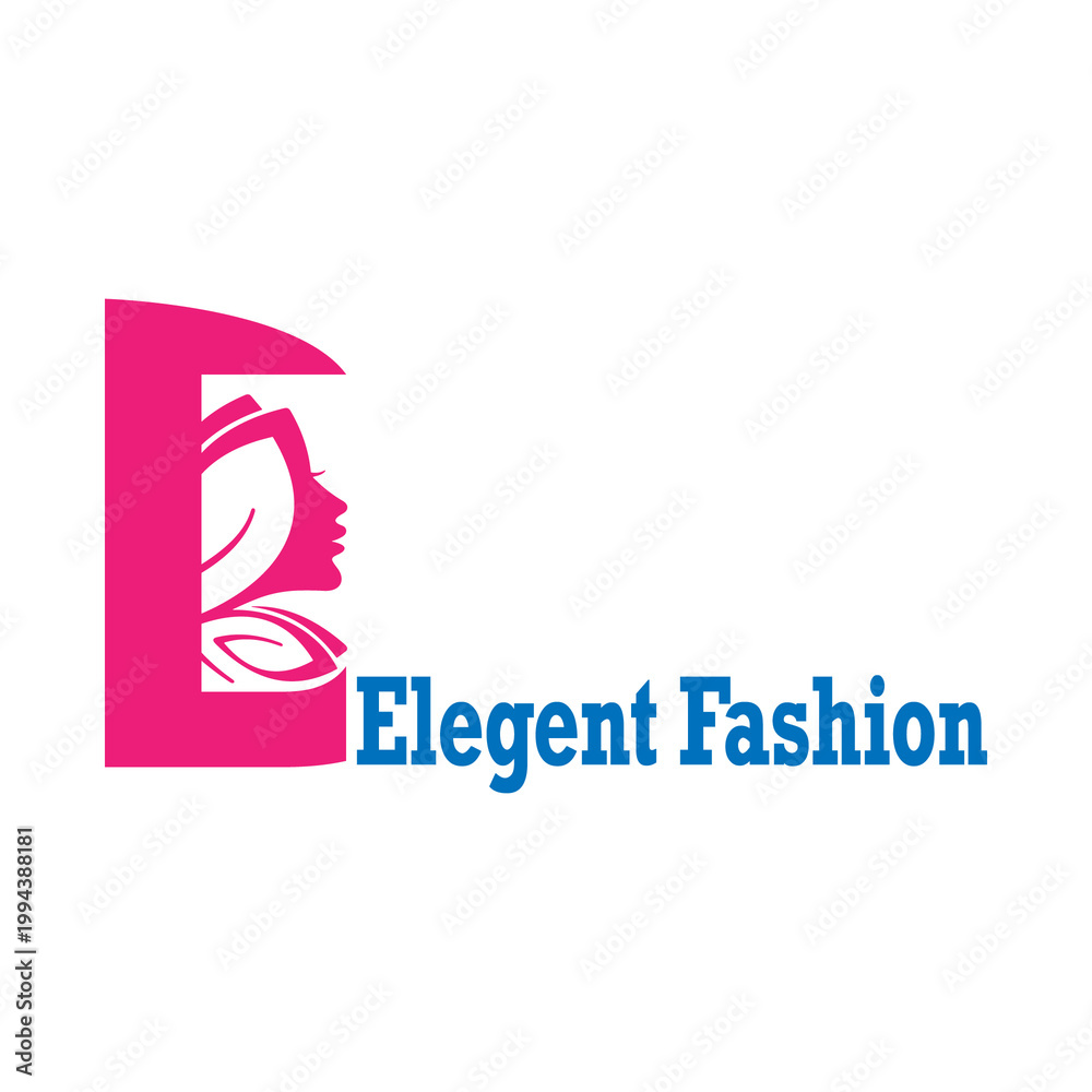 Fototapeta premium elegant lady logo design