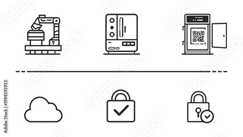 Digital Security and Automation: A visual compendium of digital security, automation, and technological progress, showcasing a fusion of innovation and protection.