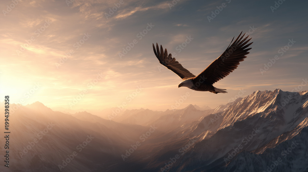 Fototapeta premium eagle in the sky