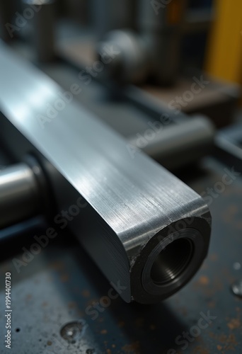 Brushed Titanium Metal Strong Finish Elegant Industrial Excellence