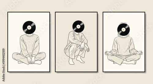 A young woman sits by a window enjoying a warm drink while gazing at a snowy winter landscape