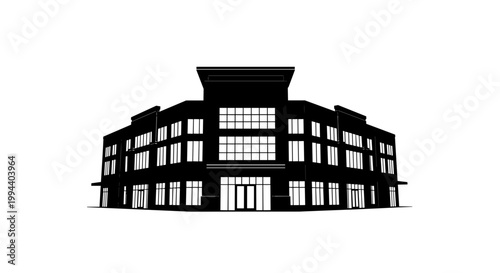 Modern Office Building Corporate Architecture.