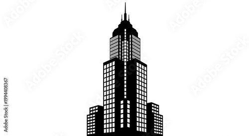 Skyscraper Building Architecture Cityscape.