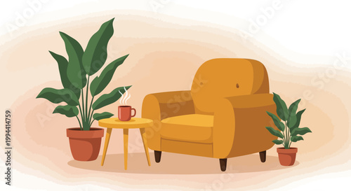 A cartoon illustration depicts a person in a full protective suit with a sprayer