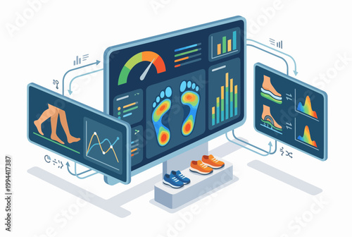 Isometric Biometric Gait Analysis and Smart Footwear Technology