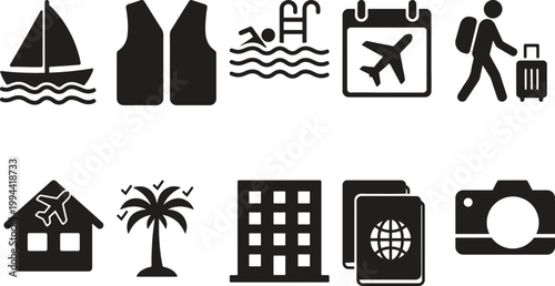 Black and white of home, travel, shopping, and lifestyle activities house shopping bag