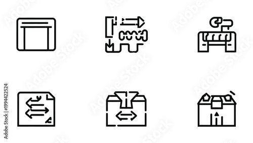 Diverse Icon Collection: An array of versatile icons, artfully designed to represent a variety of concepts. Perfect for web design, app interfaces, or any project needing clear.