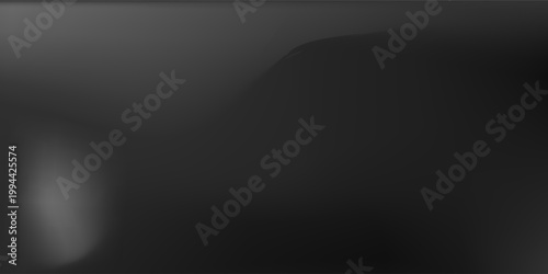 Limbo black background. Abstract dark gradient backdrop. Color wall of studio, room, stand for product display or photo. Modern banner with empty place for advertising text. Vector illustration.