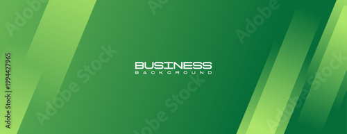 Abstract green geometric banner background. Simple and modern gradation concept. vector illustration