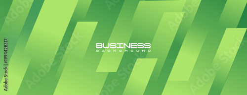 Abstract green geometric banner background. Simple and modern gradation concept. vector illustration