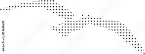 design wildlife symbol vector dotted black modern concept pixelated minimal digital silhouette