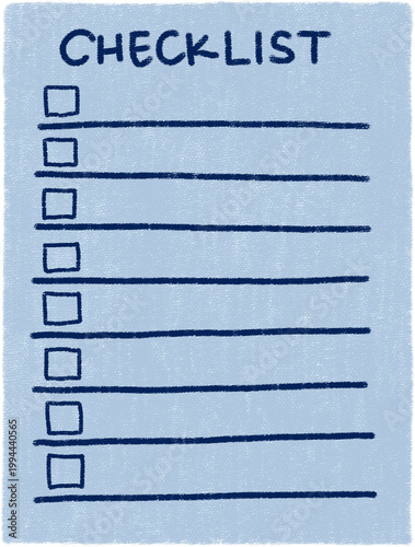 checklist sticker for journaling