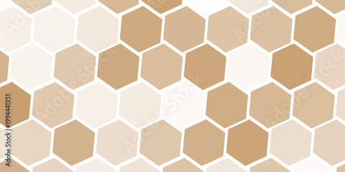 simple brown honeycomb design for banner poster background.