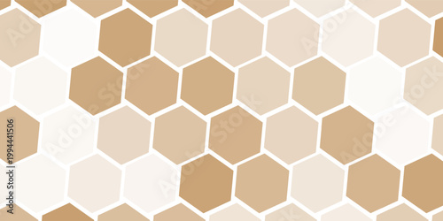 simple brown honeycomb design for banner poster background.