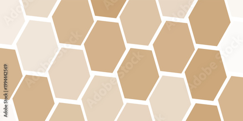 simple brown honeycomb design for banner poster background.