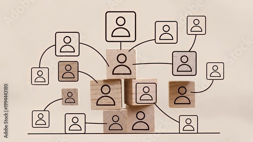 Visual representation of relationships in organizational network structures and interactions