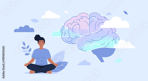 A gentle illustration depicting a hand reaching towards a stylized plant, conveying growth, hope, and connection to nature; ideal for wellness marketi