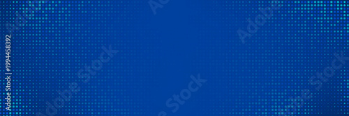 Blue glowing hexagon texture. Abstract neon hexagonal grid wallpaper. Navy honeycomb pattern backdrop. Vector modern technology, business, science, healthcare, medicine, presentation design background