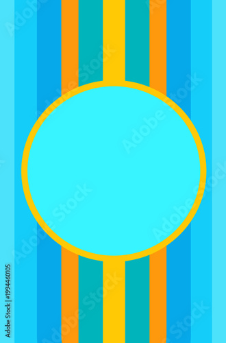 Colorful. Abstract background, circle, copy space. In vertical.	