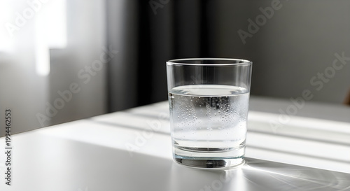 Healthy hydration glass of water for wellness and a healthy lifestyle