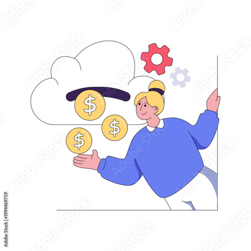 Trendy vector design of cloud earnings management 